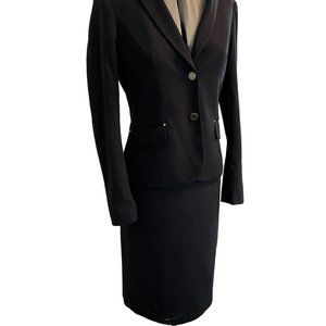 Black Calvin Klein Skirt Suit Size 4. Worn once. Skirt and Blazer fully lined.
